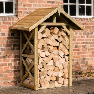 Wall Apex Log Store - Medium